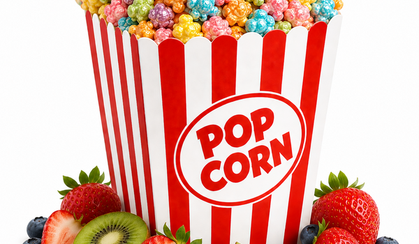 Popcorn sladký, bezedný kelímek 9-12