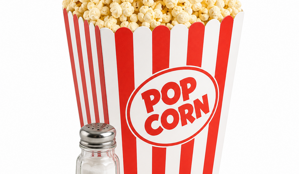 Popcorn slaný, bezedný kelímek 9-12