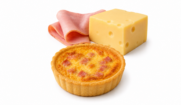 Quiche se šunkou a sýrem